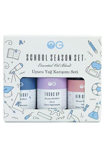 School Season Uçucu Yağ Karışımı Seti