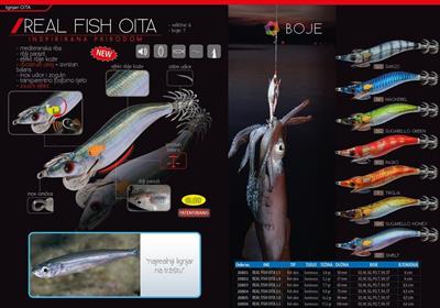 DTD Real Fish Oita 3.5 Egi Tip Run Glow 105 mm 17.5 gr Kalamar Zokası