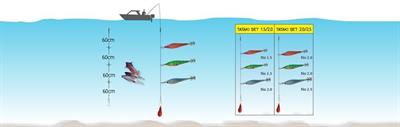 DTD TATAKI 2.0|2.5 Squid Jig | Teknede Sırtı Takımı