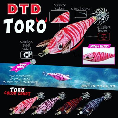 DTD Toro 3.0 Pink Body Sinking Speed 80 mm 13.2 gr Kalamar Zokası