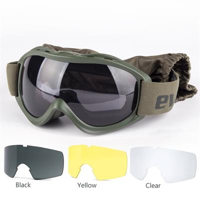 Evolite Balistik Protector Goggles - Haki MIL-PRF