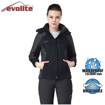 Evolite Diva Kadın 3in1 Gri/Siyah Mont