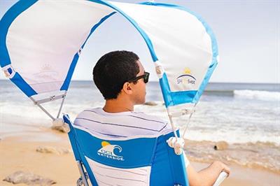 Gci Outdoor SunShade Captains Chair Güneşlikli  Katlanır Plaj Sandalyesi