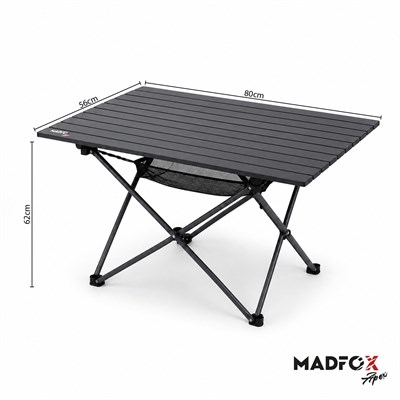 Madfox Apex Katlanabilir Alüminyum Kamp Masası (3 Kişilik)