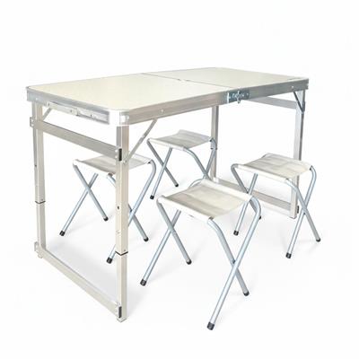 Madfox CampSet ShadePort Tabureli Katlanır Masası Seti