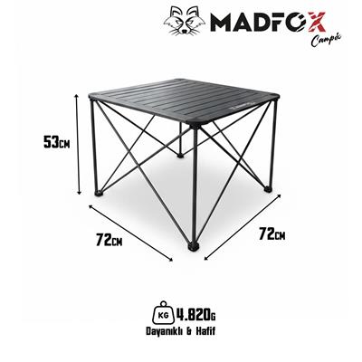 Madfox Campix Katlanır Kamp Masası Büyük