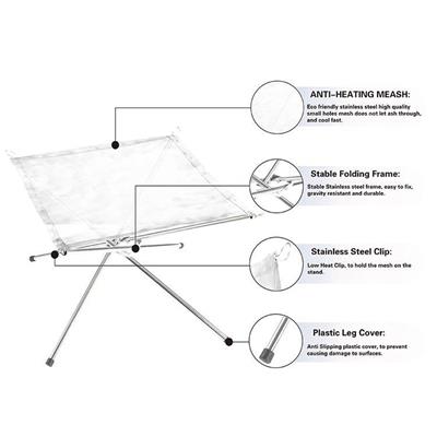 Madfox Fire Rack Katlanır Ateş Sehpası [Brülör]