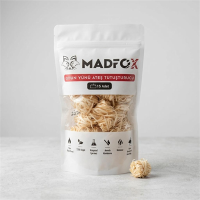 Madfox FireNest Doğal Odun Yünü Tutuşturucu 250 gr