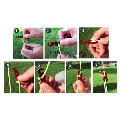 Naturehike 3 Delikli Tokalı 12 mt Kamp Çadırı Rüzgar Halatı