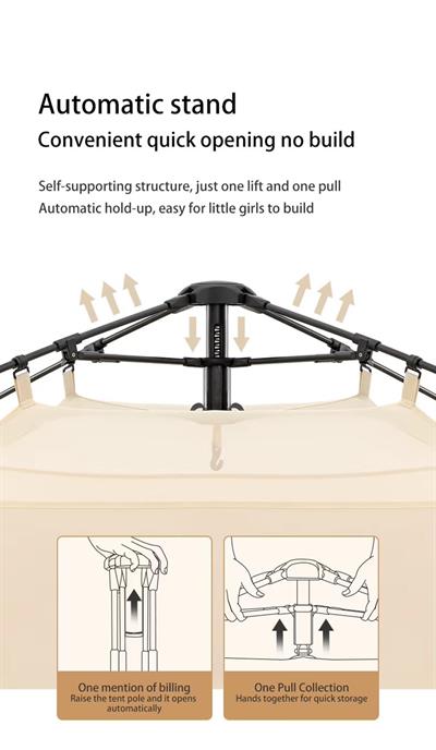 Naturehike Ango UPF 50+ Gölgelikli Otomatik Kurulum Kamp Çadırı