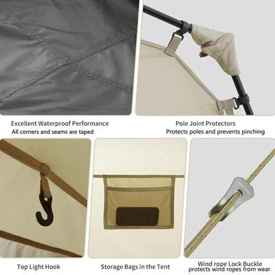 Naturehike Glamping Village 13 Otomatik Kurulum Çadır