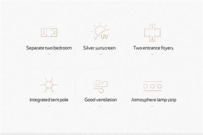 Naturehike Glamping Village 17 Otomatik Kurulum Çadır