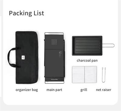 Naturehike Grill Barbecue + Karlanabilir Masalı