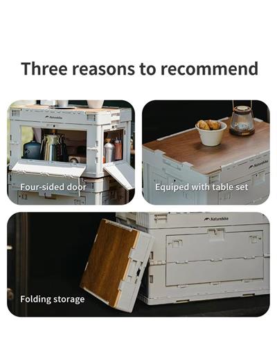 Naturehike Ling yue L Kapaklı Katlanır Saklama Kutusu [ Seyahat Organizatörü ]