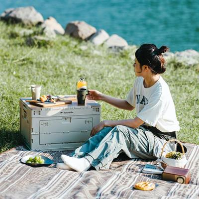 Naturehike Ling yue L Kapaklı Katlanır Saklama Kutusu [ Seyahat Organizatörü ]