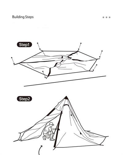 Naturehike Moğol Glamping 4 Kişilik Piramid Çadır