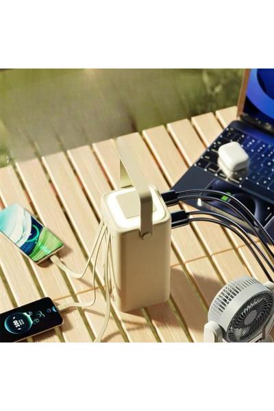 ACL PW-113 22.5W Hızlı Şarjlı Kamp Lambalı Dahili Kablolu PowerBank 50.000mAh