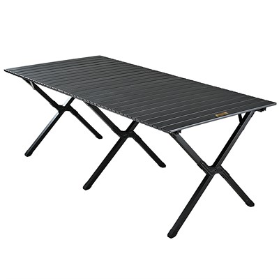 CAMPFESTO Campmaster Black Katlanabilir Kamp Masası 150x70 cm