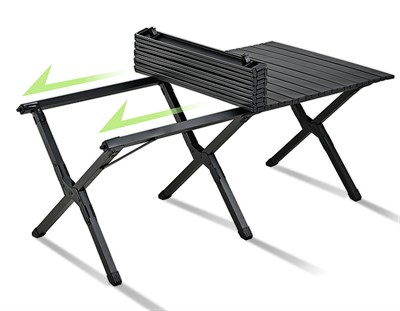CAMPFESTO Campmaster Black Katlanabilir Kamp Masası 150x70 cm