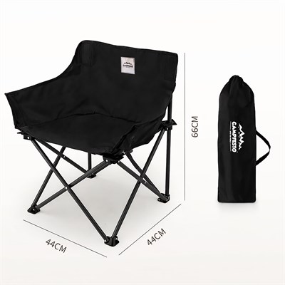 CAMPFESTO Fortis Katlanabilir Outdoor Sandalye Taşınabilir Kamp & Piknik Sandalyesi