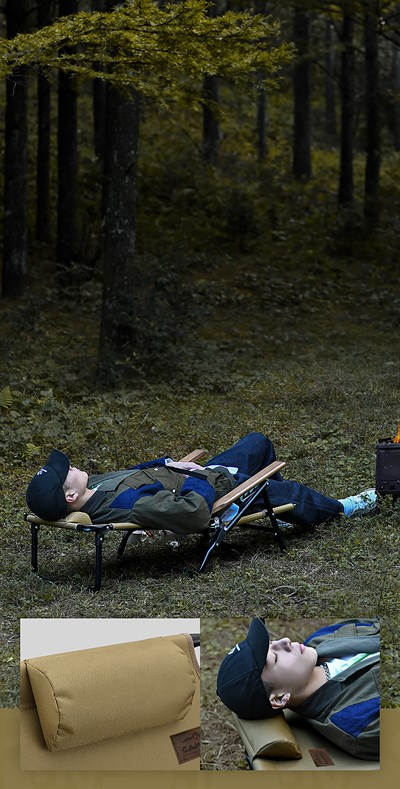 CAMPFESTO Nomad Katlanabilir Outdoor Sandalye Ahşap Kollu Kamp & Piknik Sandalyesi