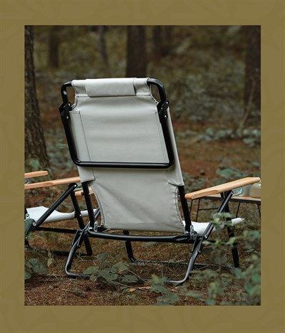 CAMPFESTO Nomad Katlanabilir Outdoor Sandalye Ahşap Kollu Kamp & Piknik Sandalyesi