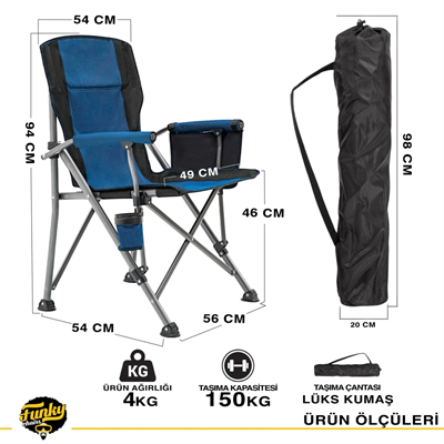 FUNKY CHAIRS River Side Katlanabilir Kamp Sandalyesi
