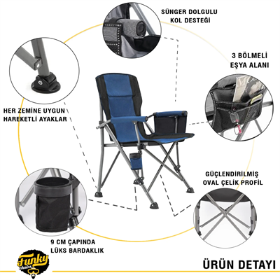 FUNKY CHAIRS River Side Katlanabilir Kamp Sandalyesi