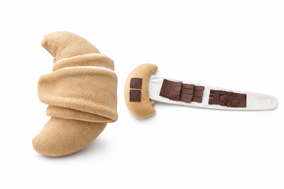 Croissant Nosework Plush Toy