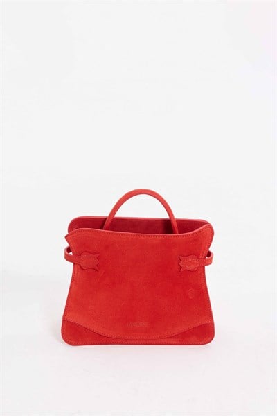NUVE 01 MİNİ RED SUEDE BAG