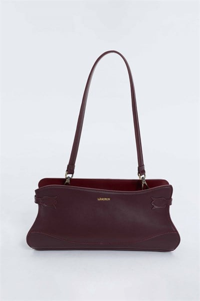 NUVE 03 EAST-WEST BURGUNDY BAG