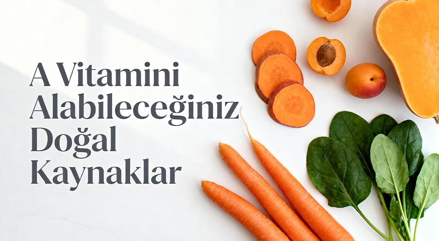A Vitamini Alabileceğiniz Doğal Kaynaklar