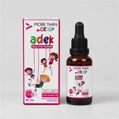 Adek Kids Multivitamin Damla 30 ml (A, D3, E, K2 Vitaminleri)