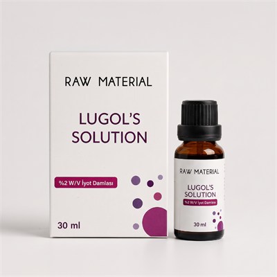 Lugol's Solution İyot %2 Damla 30 ml  | %2 İyot & %4 Potasyum İyodür |