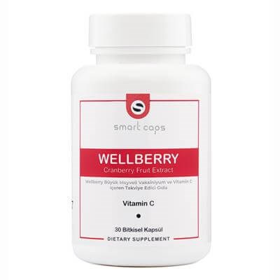 Smart Caps Wellberry Cranberry 30 Kapsül