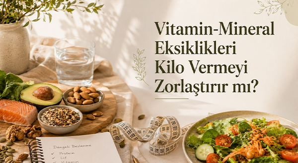 Vitamin-Mineral Eksiklikleri Kilo Vermeyi Zorlaştırır Mı?