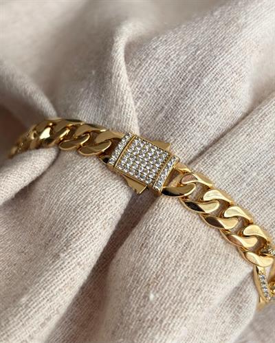 14K Xuping Ara Taşlı Gurmet Bileklik