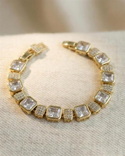 14K Xuping Baget Taşlı Lüks Bileklik