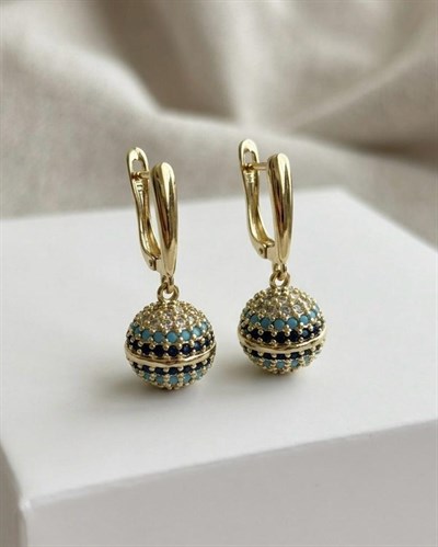 14K Xuping Boncuk Model Küpe