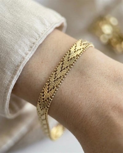 14K Xuping Hasır Model Bileklik