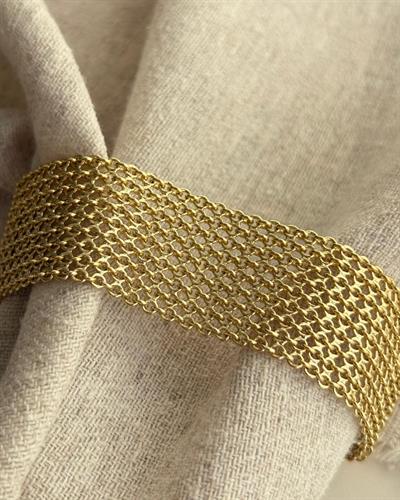 14K Xuping Hasır Örgü Model Bileklik