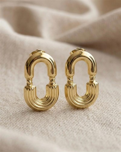 14K Xuping Kabartma Model Küpe