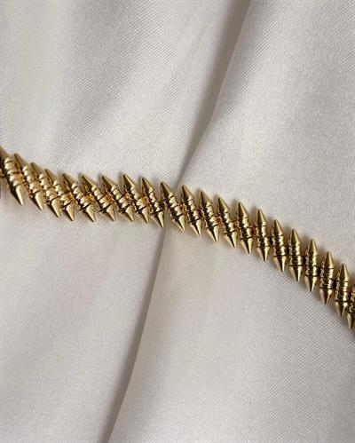 14K Xuping Spike Zincir Model Bileklik
