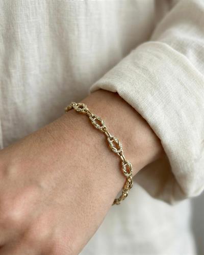 14K Xuping Taşlı Düğüm Model Bileklik
