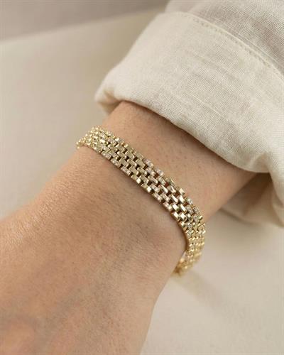 14K Xuping Taşlı Kemer Model Bileklik