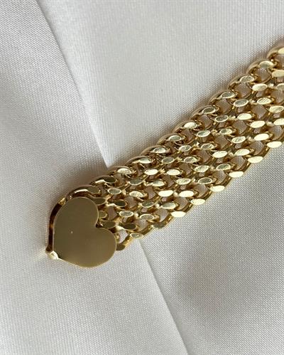 14K Xuping Üçlü Örgü Model Bileklik