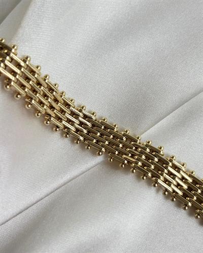 14K Xuping Yassı Şerit Model Bileklik