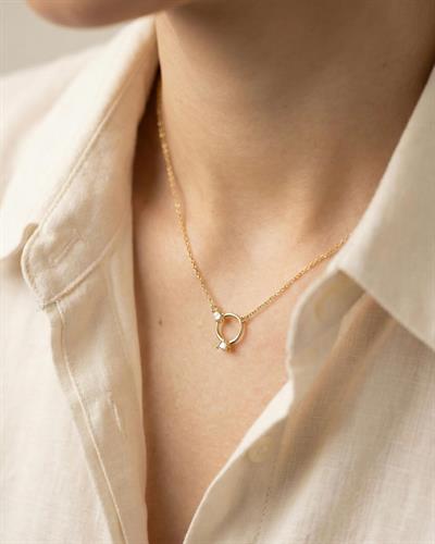 14K Xuping Yüzük Model Kolye