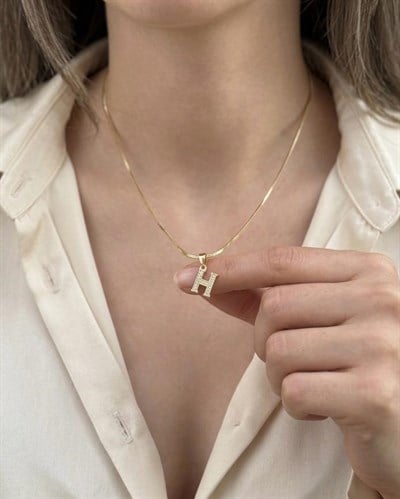 Xuping Gold Harf Kolye