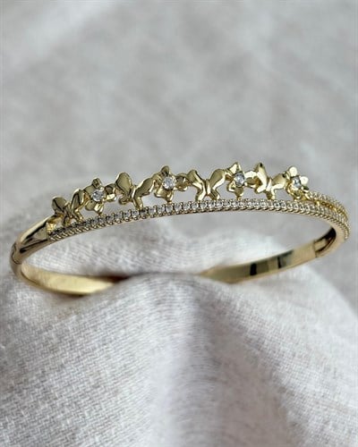 Xuping Fiorel Zirkon Gold Kelepçe